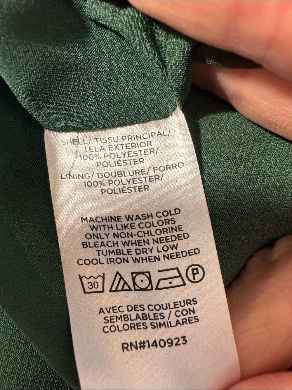LOFT Green Short-Sleeve V-Neckline Blouse - Sz medium - NWT - Picture 10 of 10